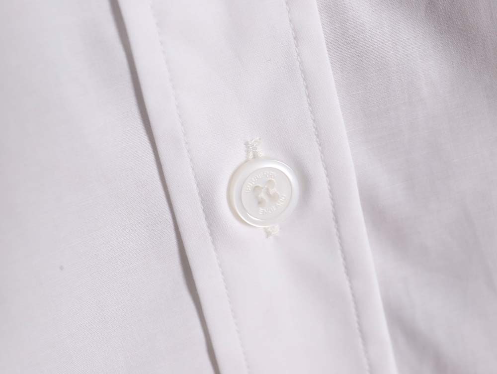 B**rry 22ss cuff plaid embroidered small logo shirt