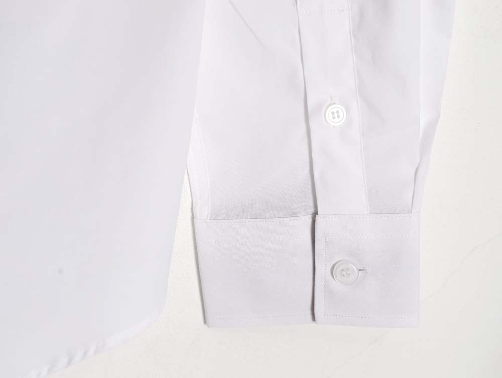 B**rry 22ss cuff plaid embroidered small logo shirt