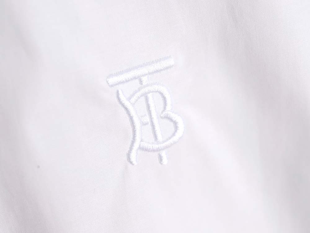 B**rry 22ss cuff plaid embroidered small logo shirt