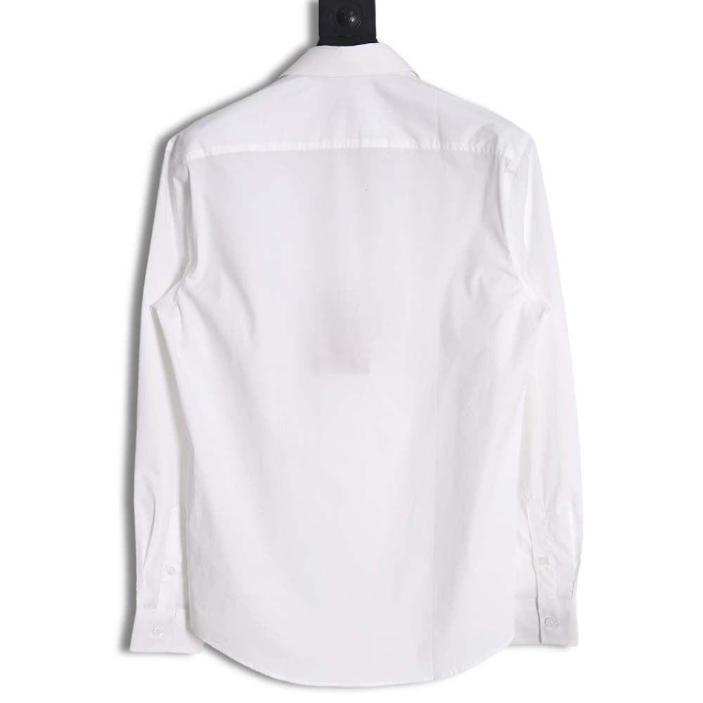 B**rry 22ss cuff plaid embroidered small logo shirt