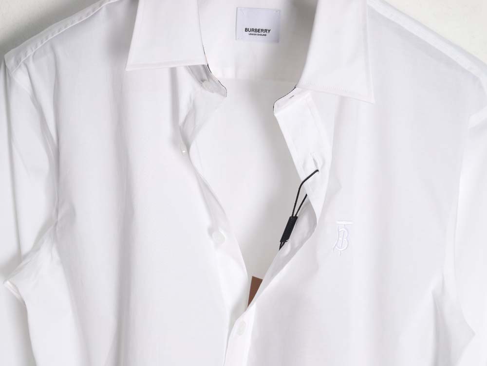 B**rry 22ss cuff plaid embroidered small logo shirt