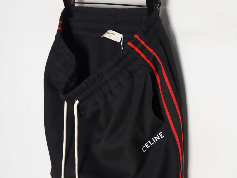 Ce**e 23fw embroidered small label red edge webbing suit trousers