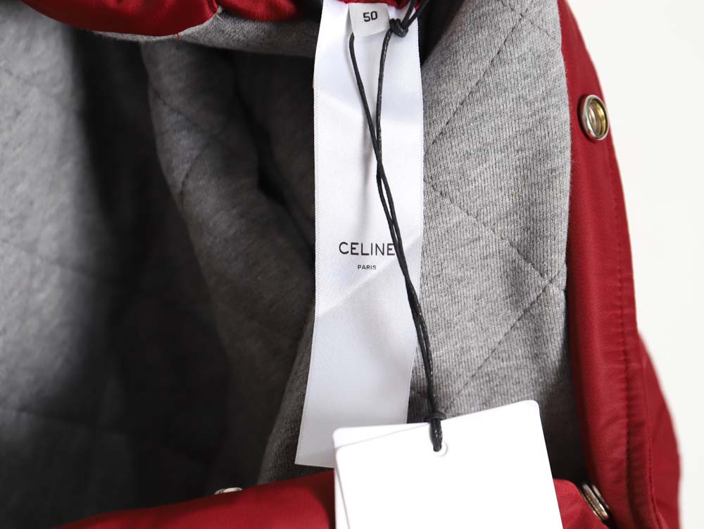 Ce**e Ce**e new embroidered letter hooded cotton jacket