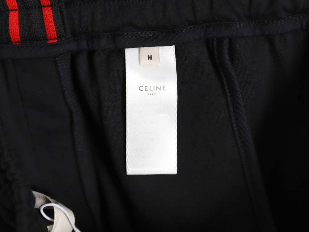 Ce**e 23fw embroidered small label red edge webbing suit trousers