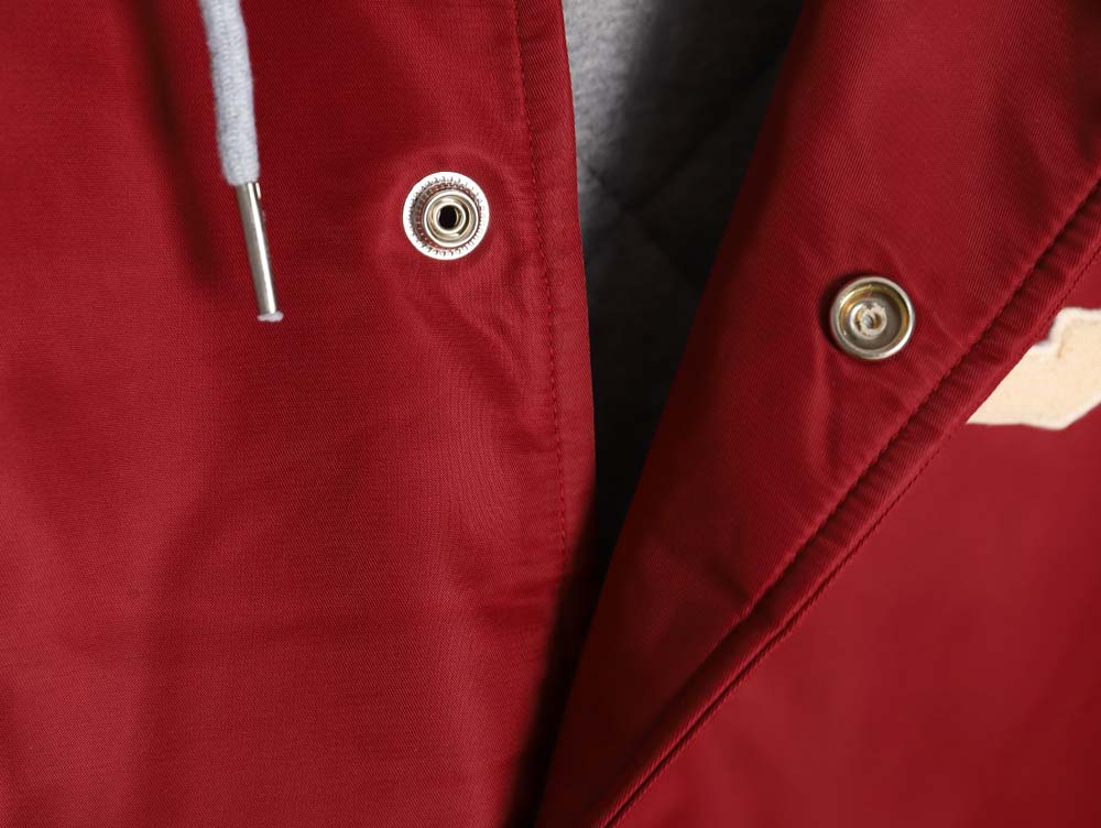 Ce**e Ce**e new embroidered letter hooded cotton jacket