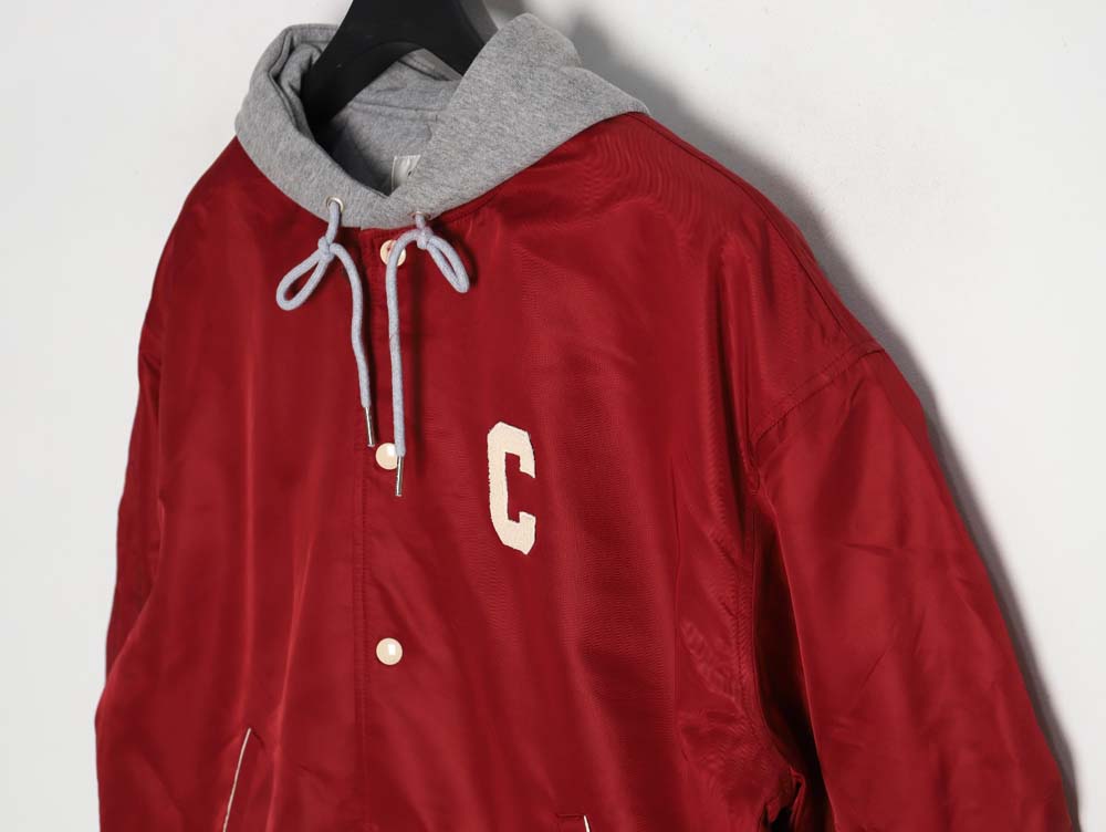 Ce**e Ce**e new embroidered letter hooded cotton jacket