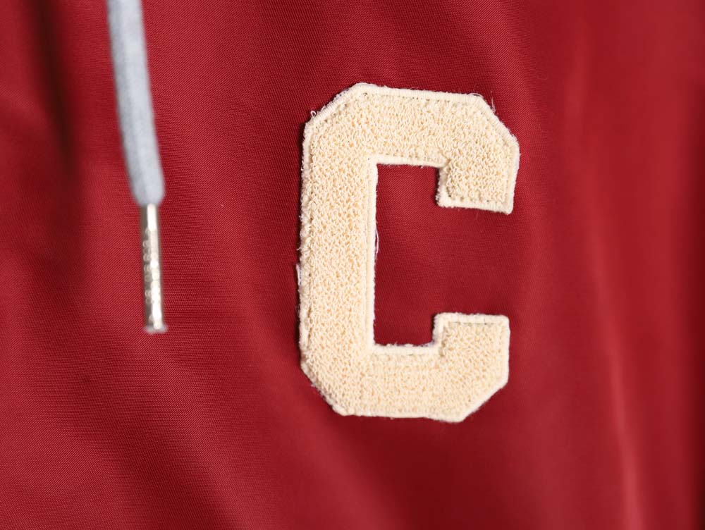 Ce**e Ce**e new embroidered letter hooded cotton jacket
