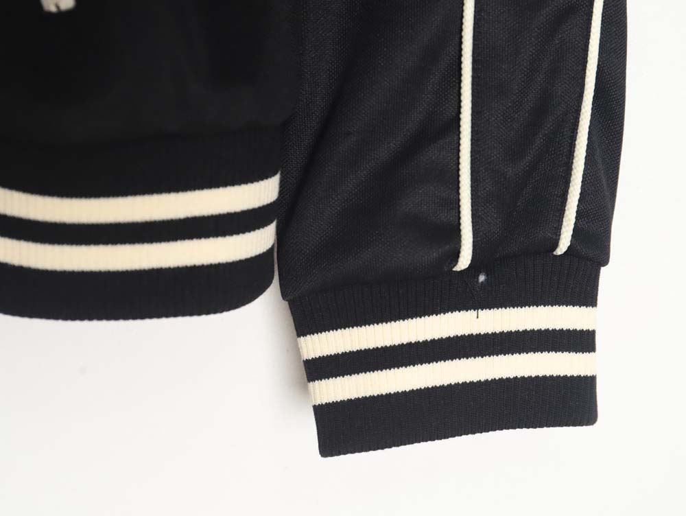 Ce**e ce 23fw arc de triomphe embroidered side white stripes baseball jacket