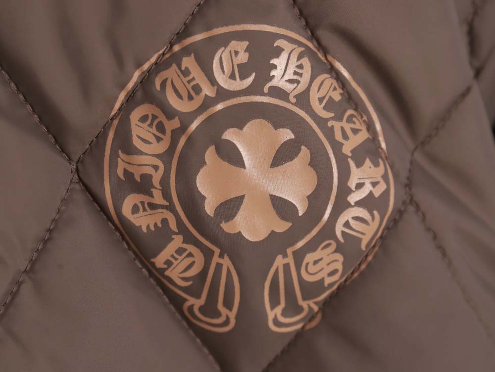 Ch**me He**ts retro rhombus cotton coat