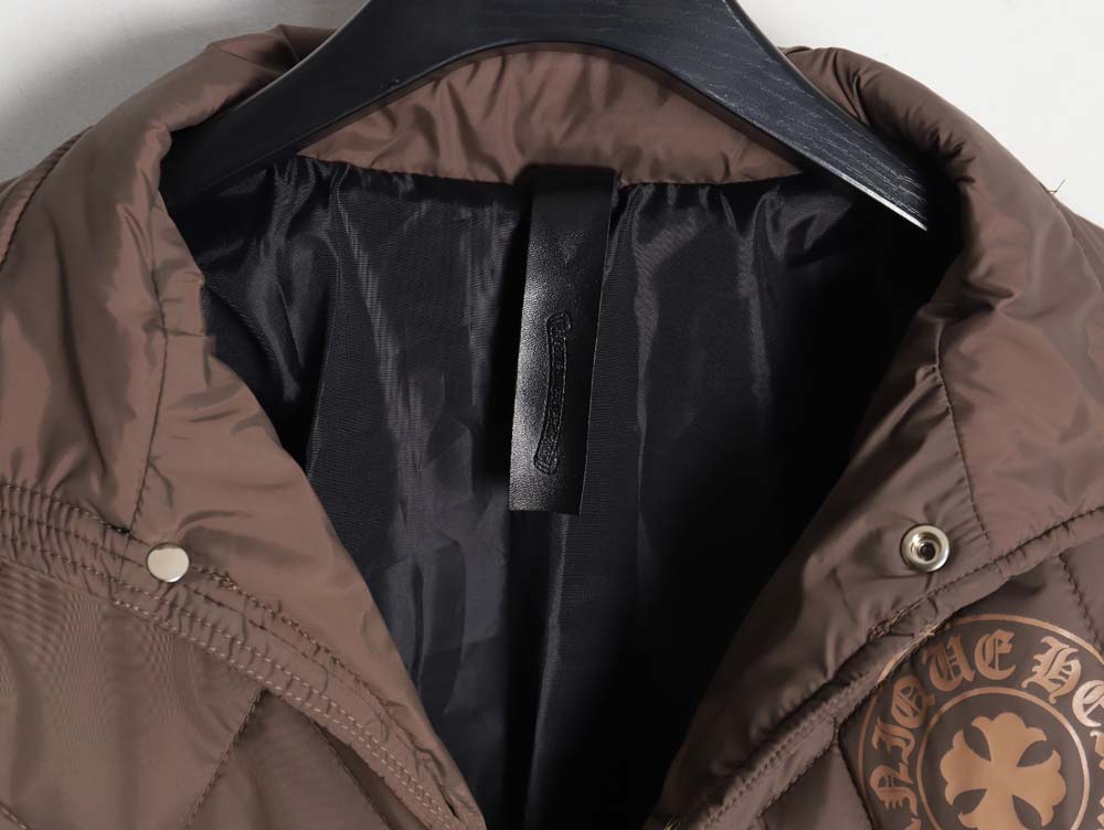 Ch**me He**ts retro rhombus cotton coat