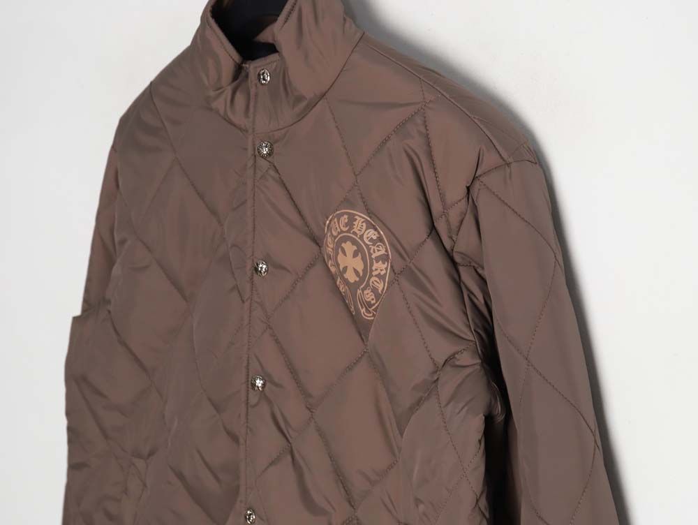 Ch**me He**ts retro rhombus cotton coat