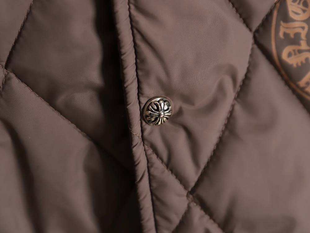 Ch**me He**ts retro rhombus cotton coat