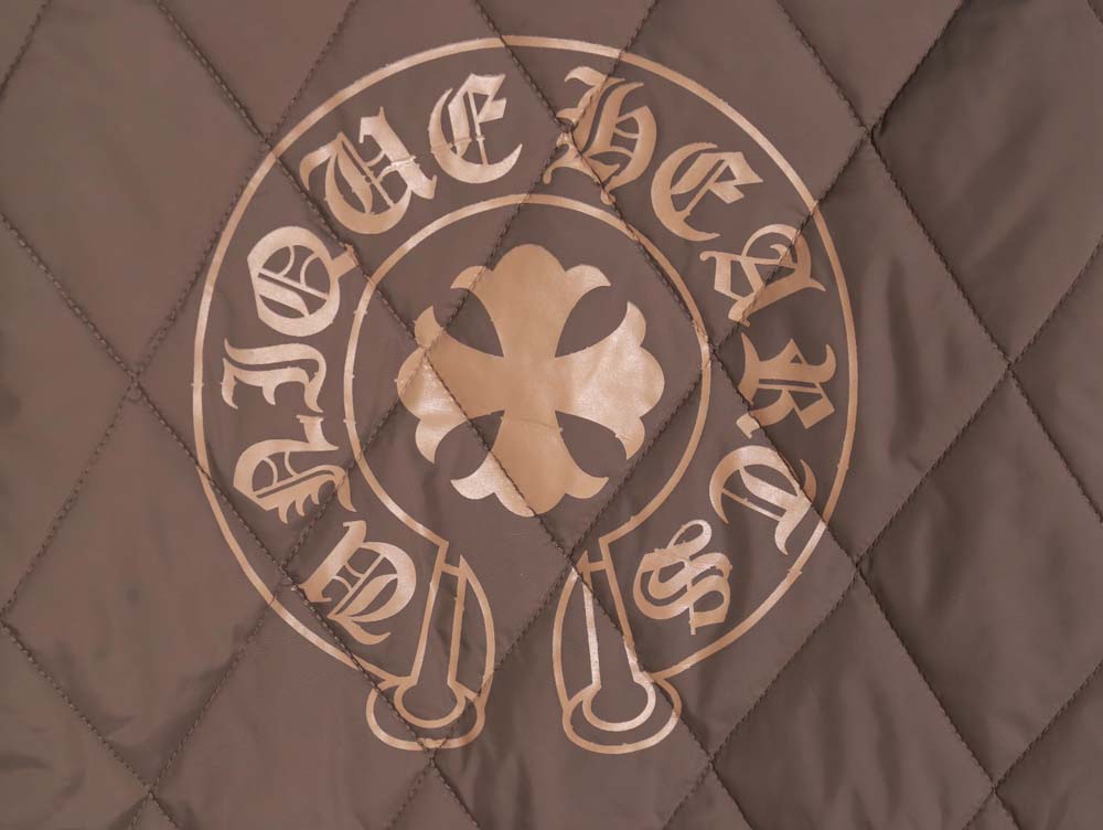 Ch**me He**ts retro rhombus cotton coat