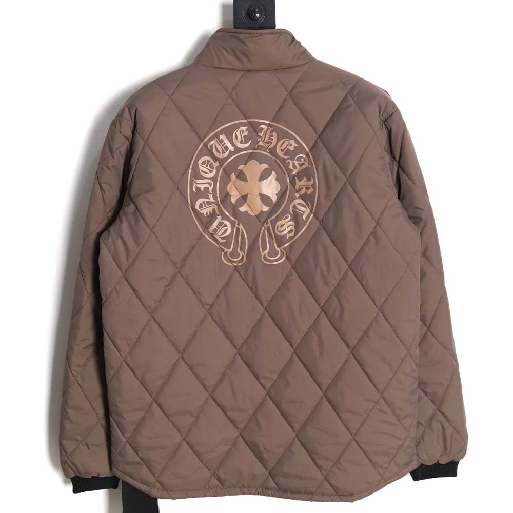 Ch**me He**ts retro rhombus cotton coat