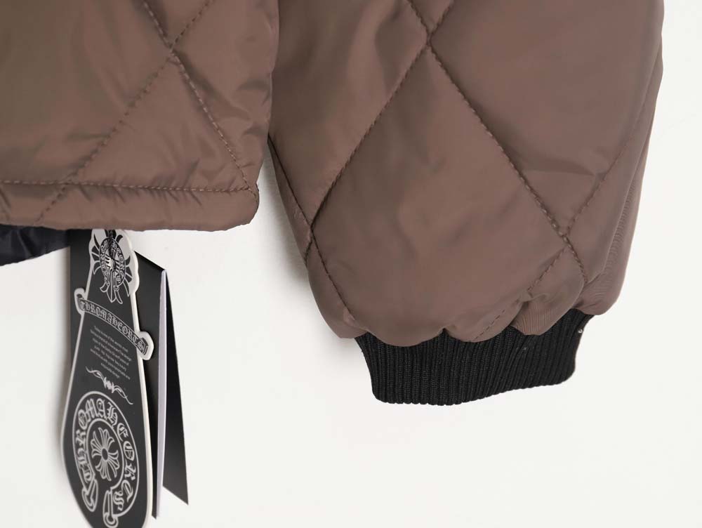 Ch**me He**ts retro rhombus cotton coat