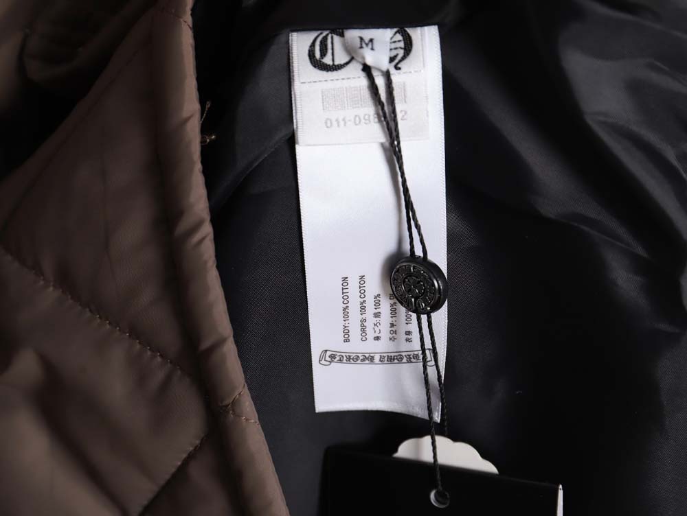 Ch**me He**ts retro rhombus cotton coat