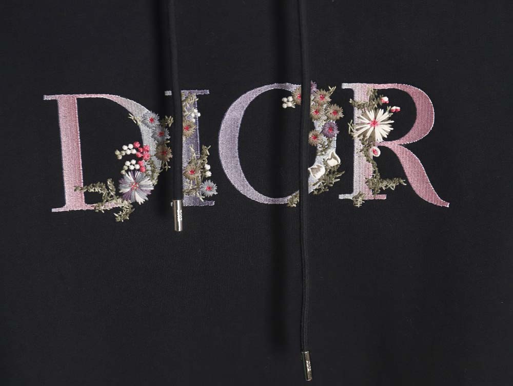 D*or D*or 22fw gradient floral letter embroidered hooded sweatshirt_cm_1