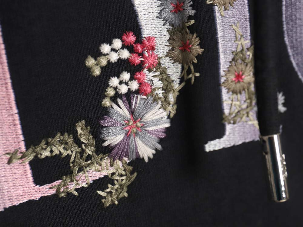 D*or D*or 22fw gradient floral letter embroidered hooded sweatshirt_cm_1