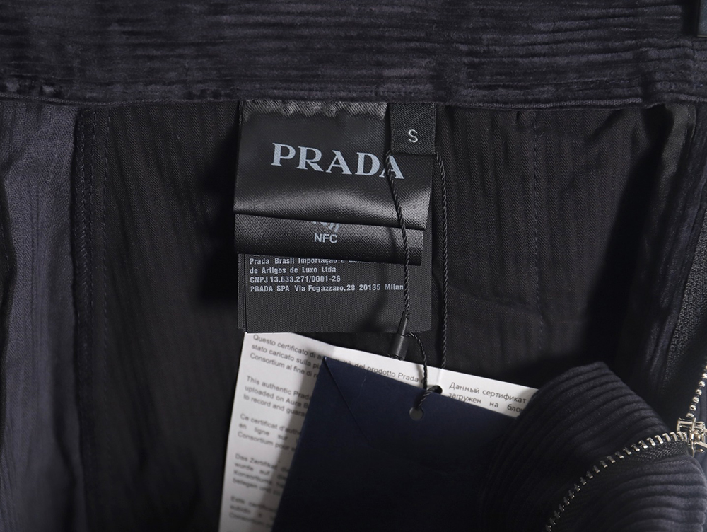 Pra*a 23fw corduroy cargo trousers