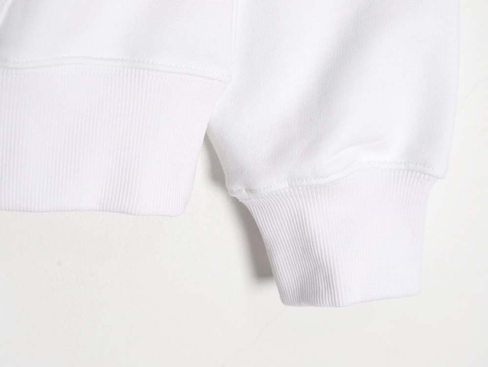 D*or 23fw hooded sweatshirt with front and back signature letters embroidery