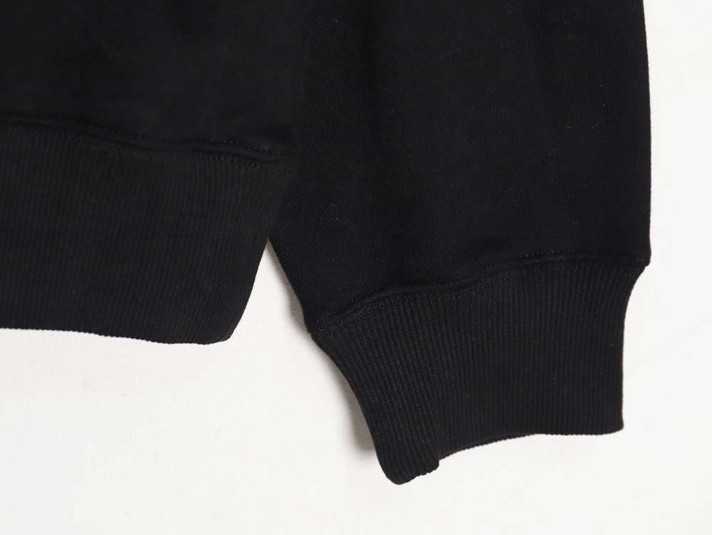 Nike x Stussy Nike Stussy joint 23SS solid color embroidered logo velvet sweatshirt_CM_1