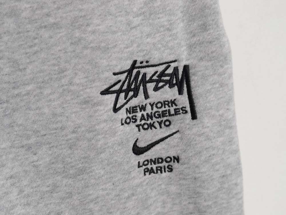 Nike x Stussy Nike Stussy joint 23SS solid color embroidered logo plus fleece sweatpants