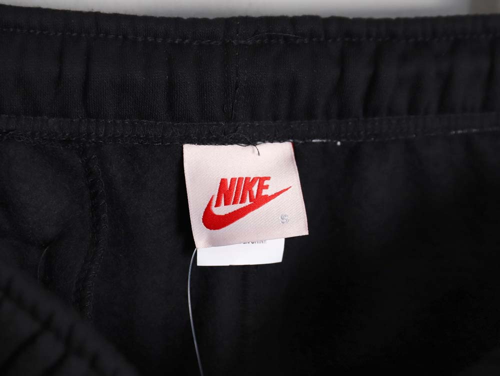Nike x Stussy Nike Stussy joint 23SS solid color embroidered logo velvet sweatpants_CM_1