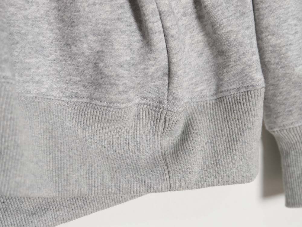 Nike x Stussy Nike Stussy joint 23SS solid color embroidered logo velvet sweatshirt