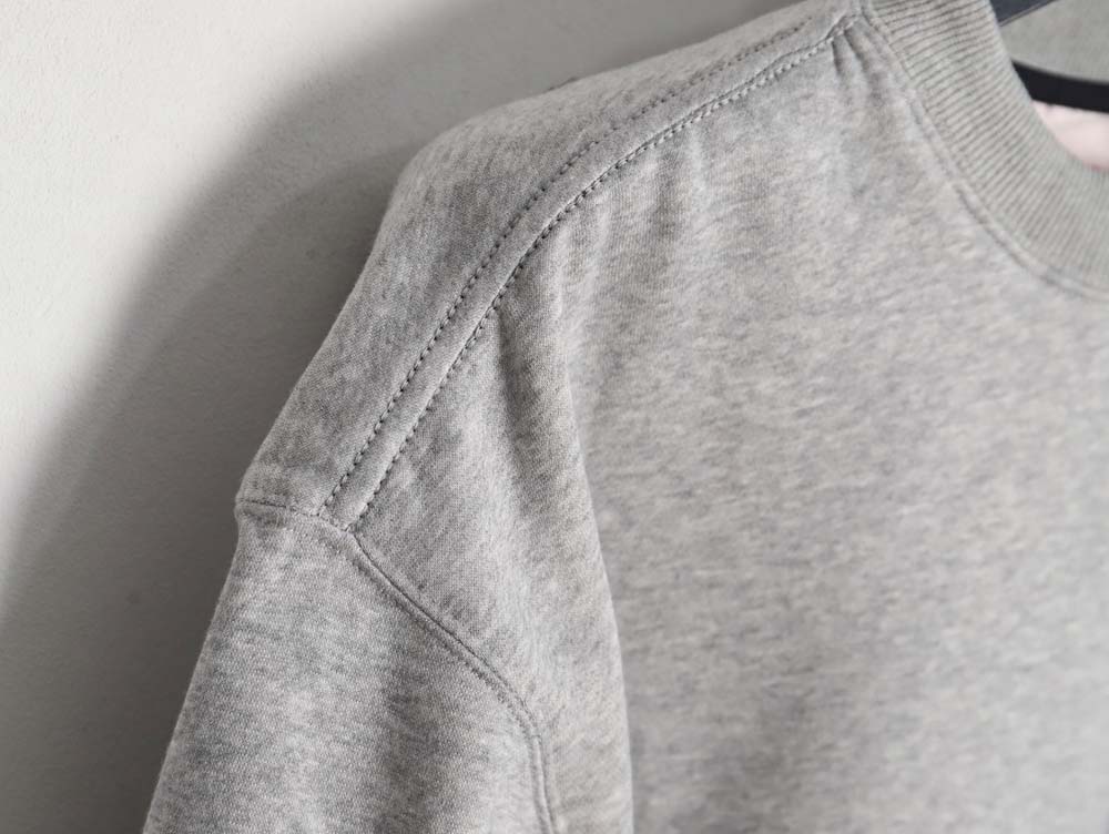 Nike x Stussy Nike Stussy joint 23SS solid color embroidered logo velvet sweatshirt