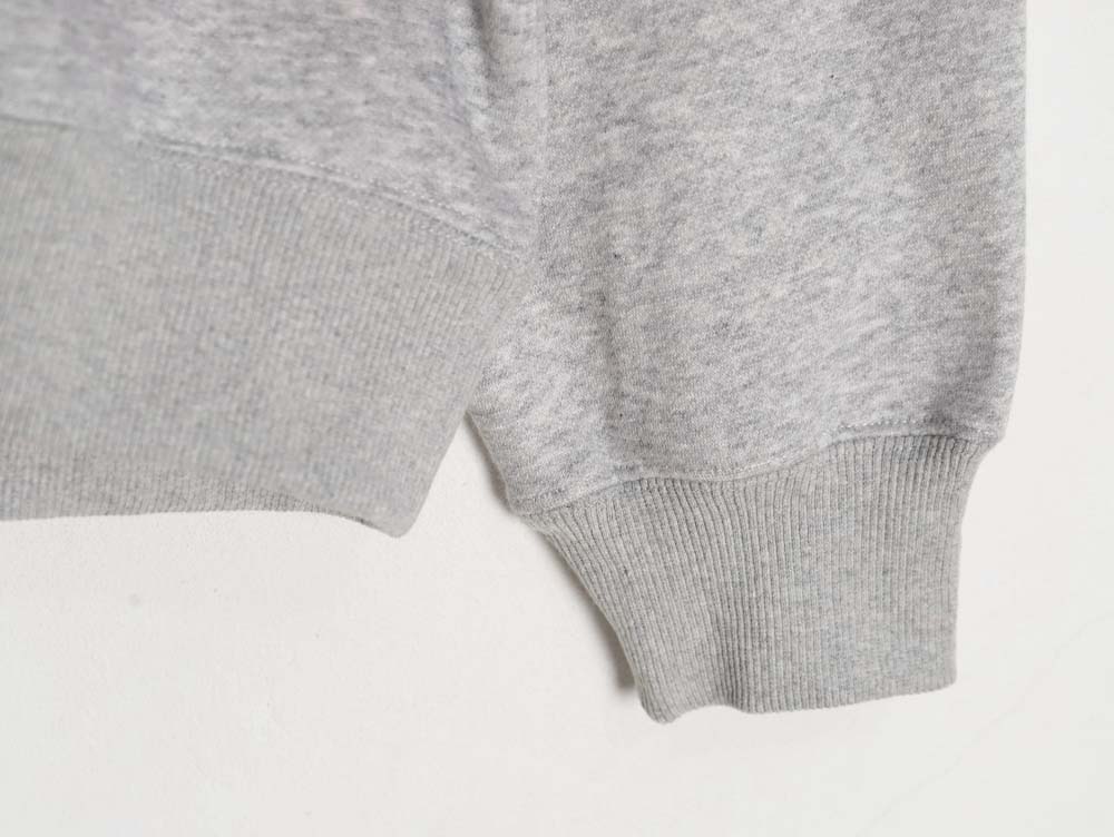 Nike x Stussy Nike Stussy joint 23SS solid color embroidered logo velvet sweatshirt