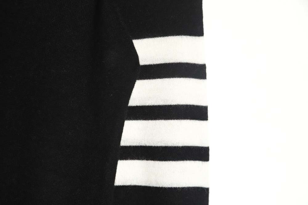 THOM BROWNE TB 23FW fine wool cardigan (black)