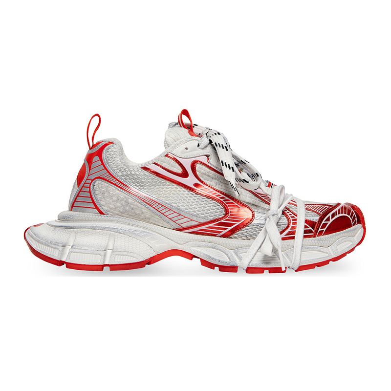 Ba*len*cia*ga 3xl sneaker ''worn-out - white red''