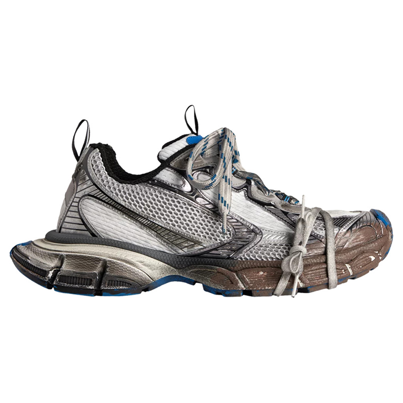 Ba*len*cia*ga 3xl sneaker ''worn-out - dark grey blue''