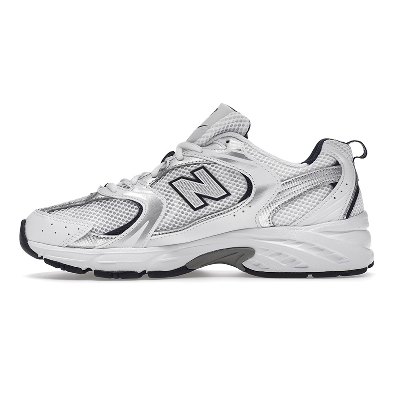 New Balance 530 White Silver Navy