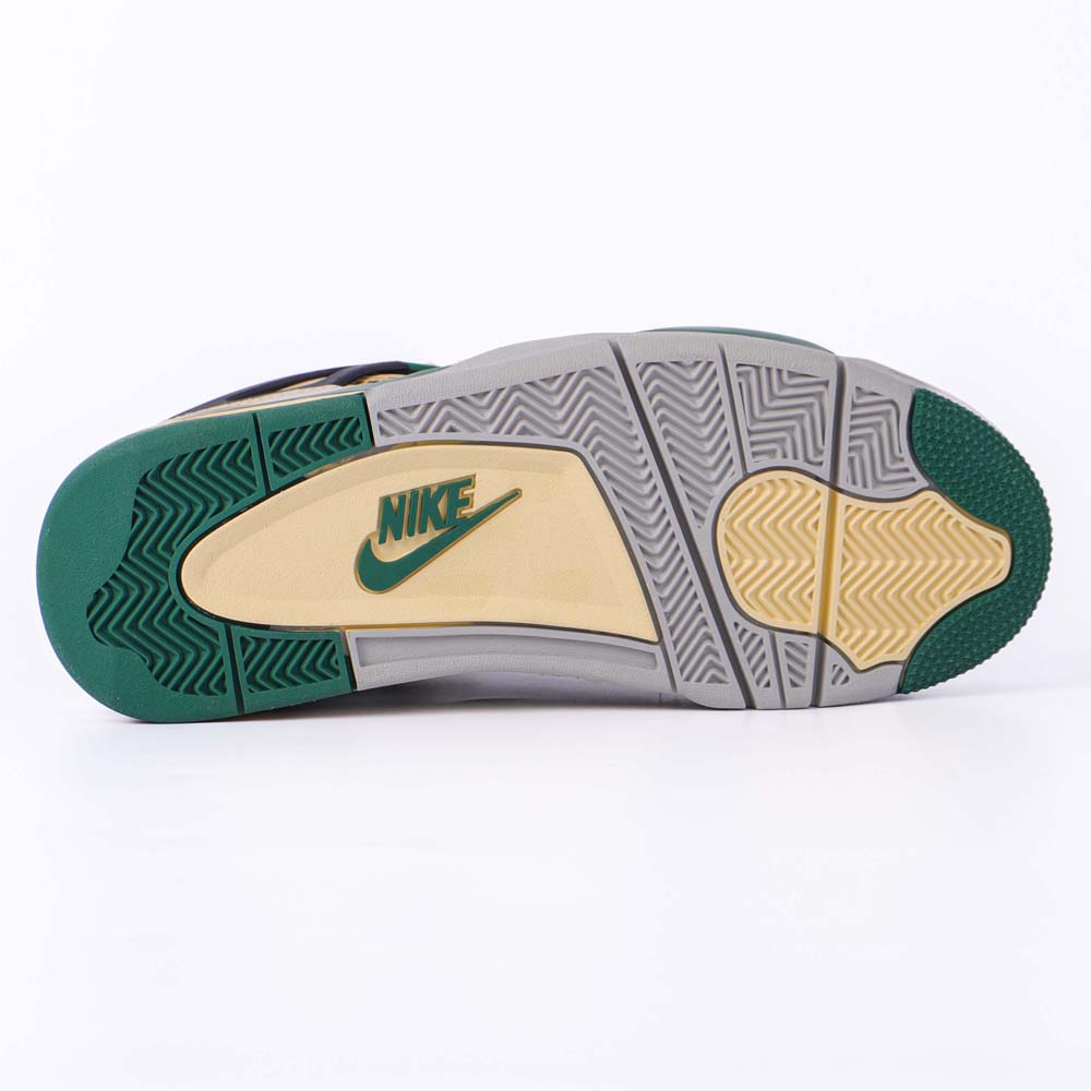 Custom Air Jordan 4 Sail Green