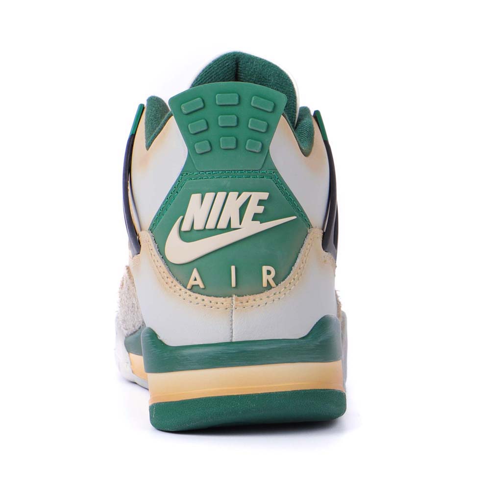 Custom Air Jordan 4 Sail Green