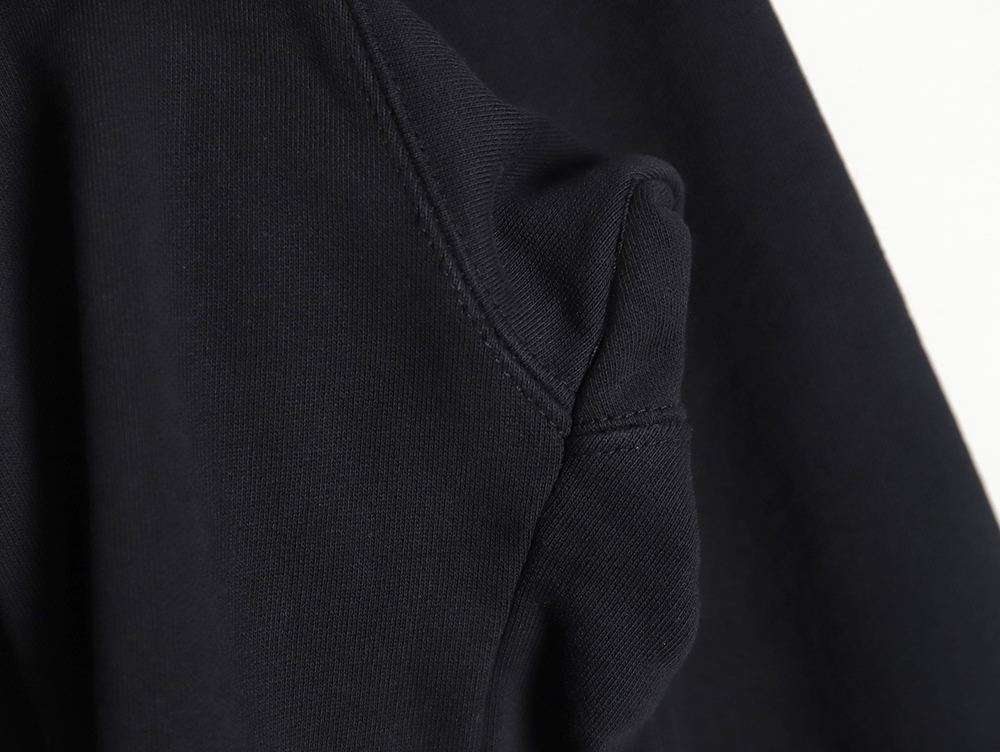 Ba*len*cia*ga embroidered back crew neck sweatshirt