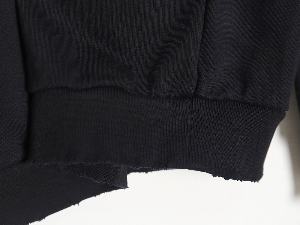 Ba*len*cia*ga embroidered back crew neck sweatshirt