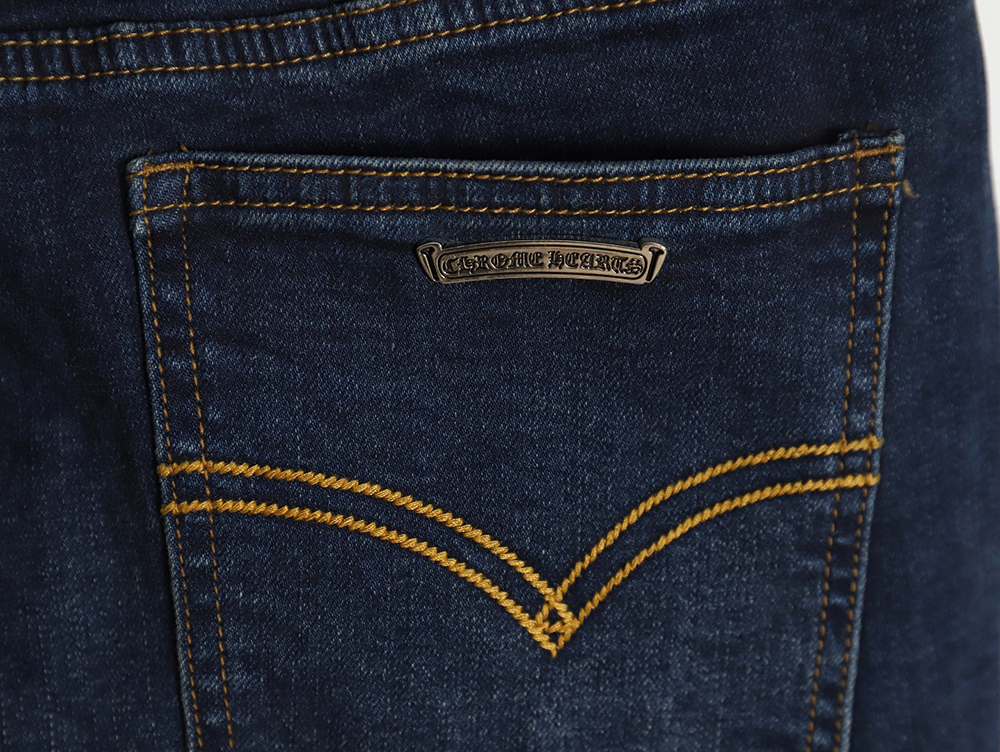 Ch*0me heart 23fw multi-cross denim trousers