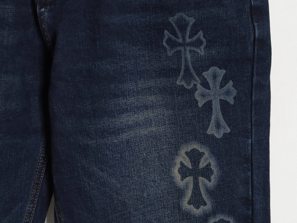 Ch*0me heart 23fw multi-cross denim trousers