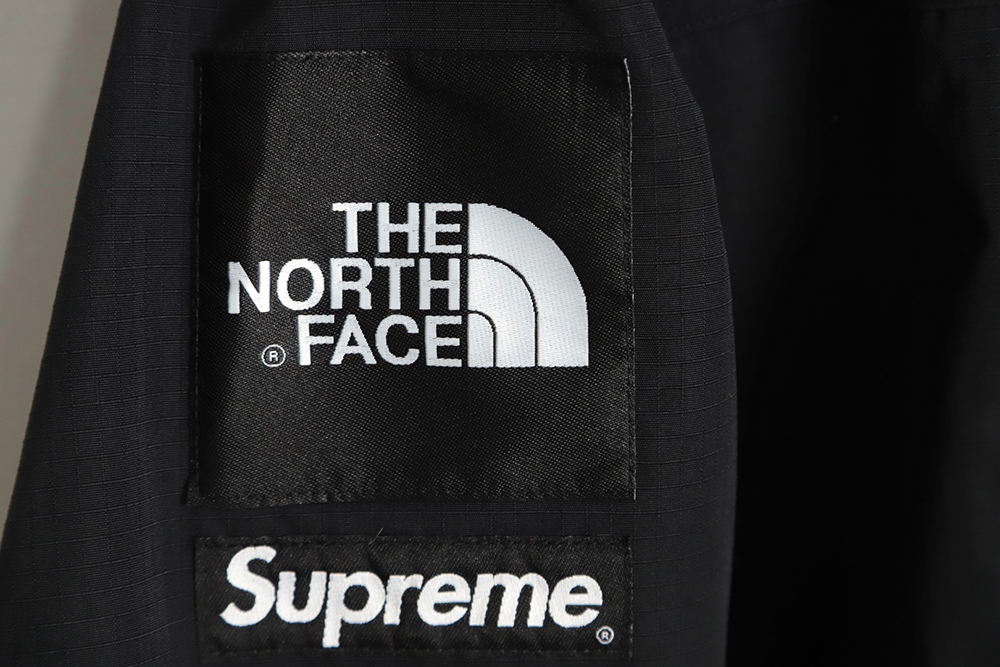 the nor*h f**e x S*p*e color block long sleeve hooded jacket