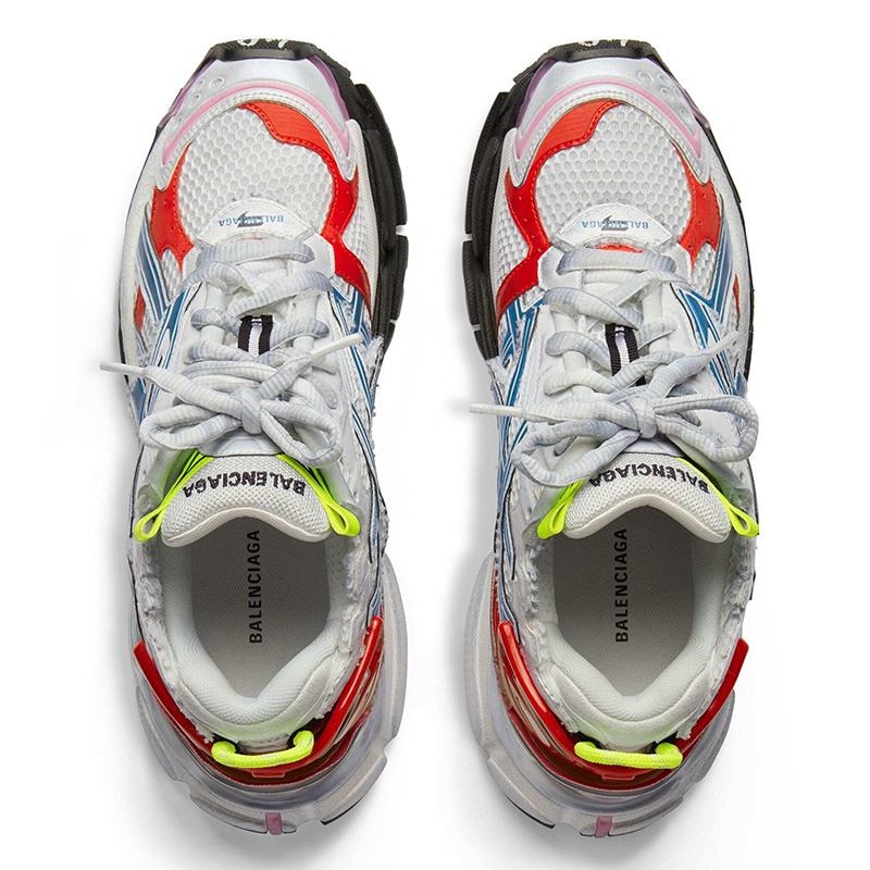 Ba*len*cia*ga runner panelled low-top sneakers