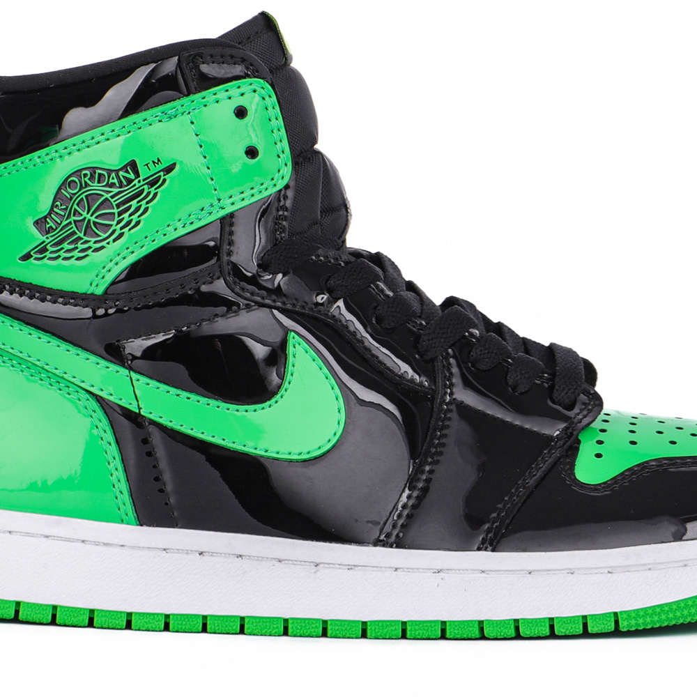 Air Jordan 1 Retro OG Patent Black Green