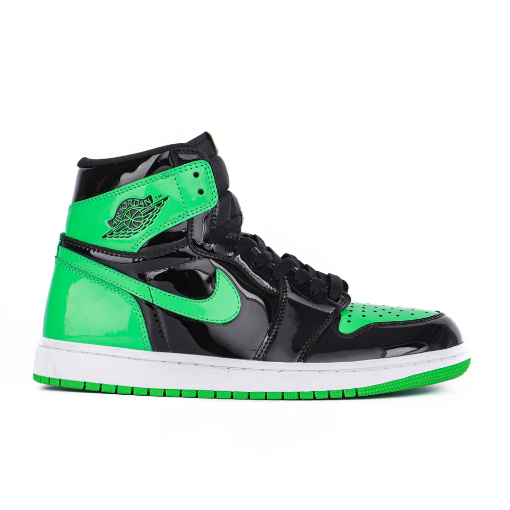 Air Jordan 1 Retro OG Patent Black Green
