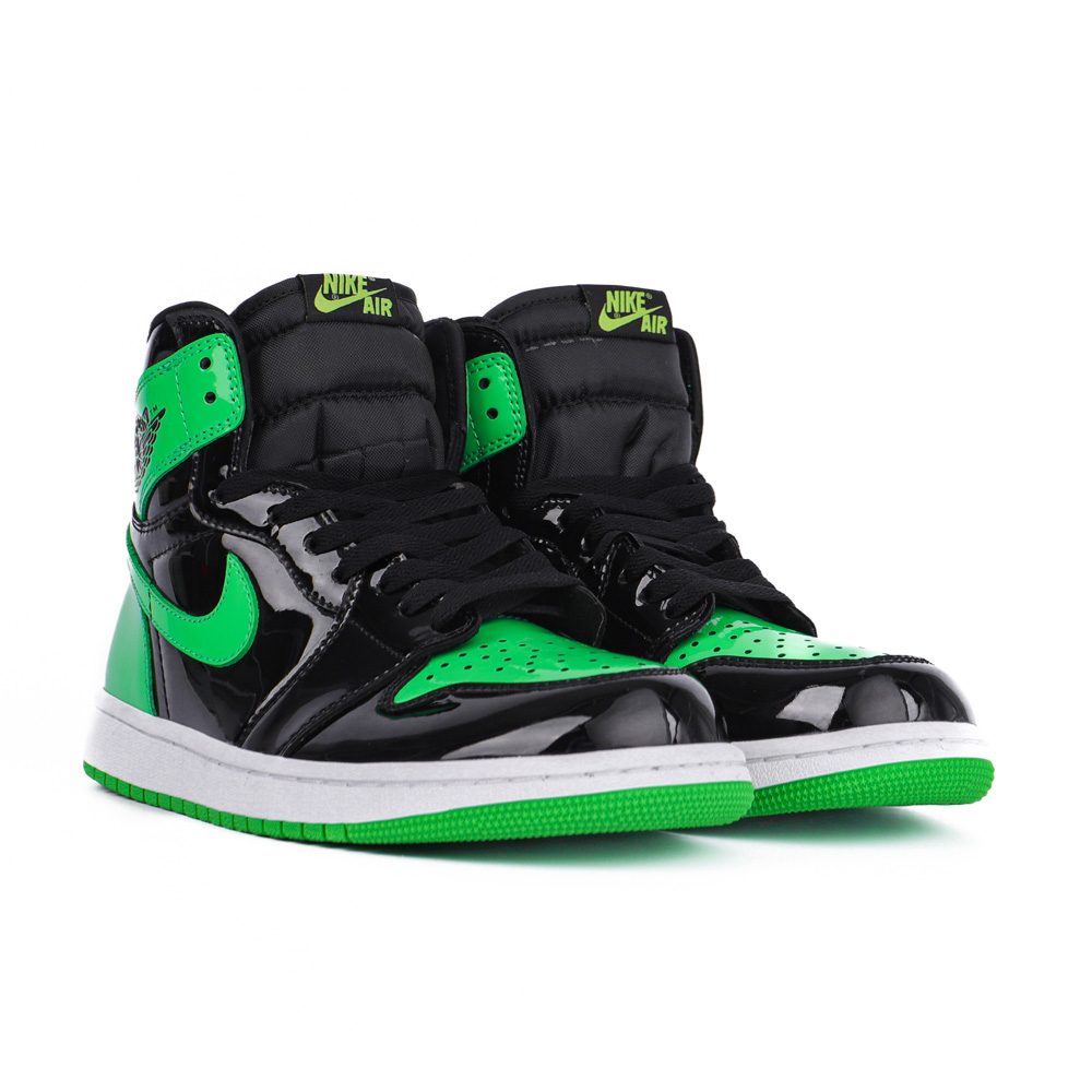 Air Jordan 1 Retro OG Patent Black Green