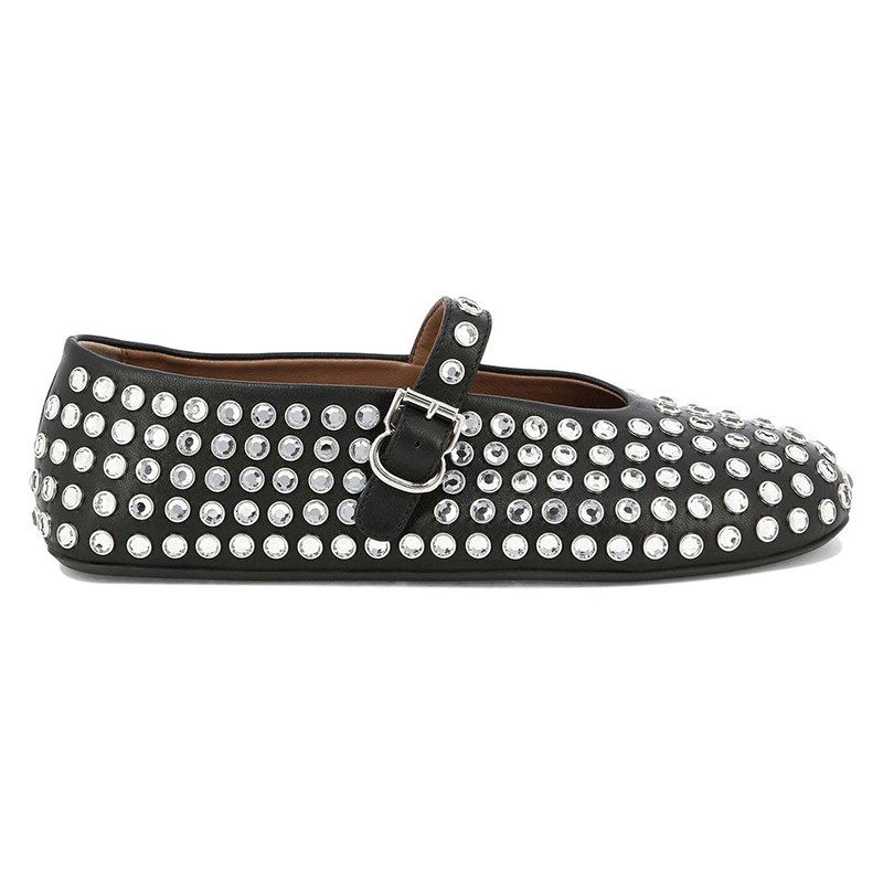Alaia Strass Ballet Flats