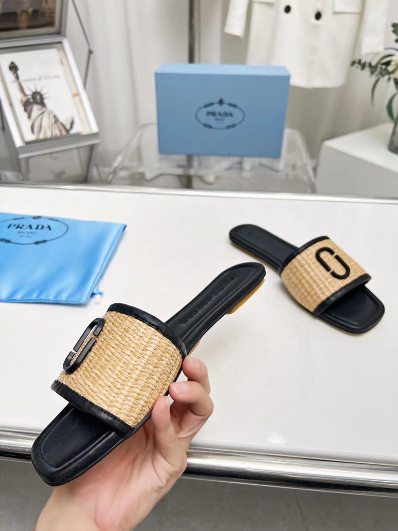 Marc Jacobs The J Woven Sandalet Kad?n Bej Rengi