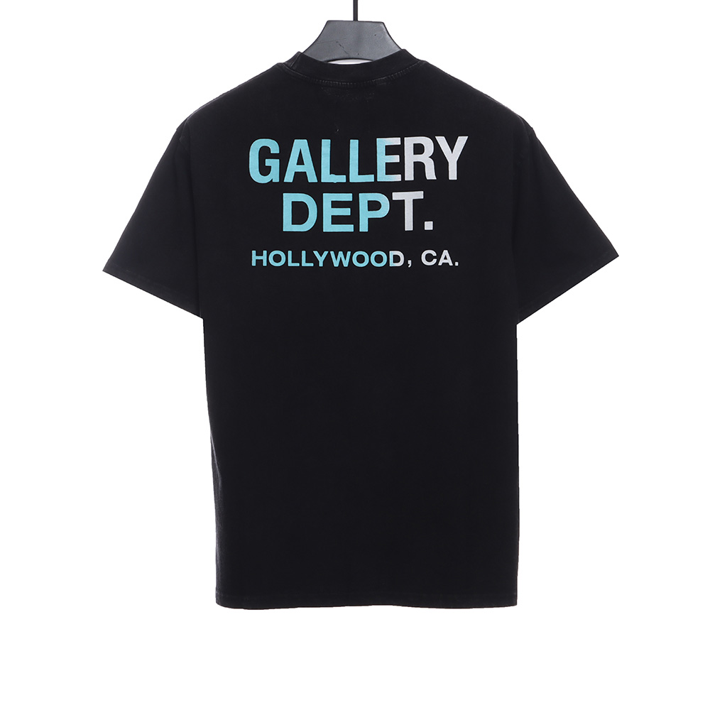 Gallery Dept rendered gradient letter print short sleeves