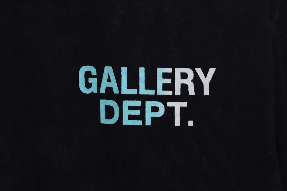 Gallery Dept rendered gradient letter print short sleeves