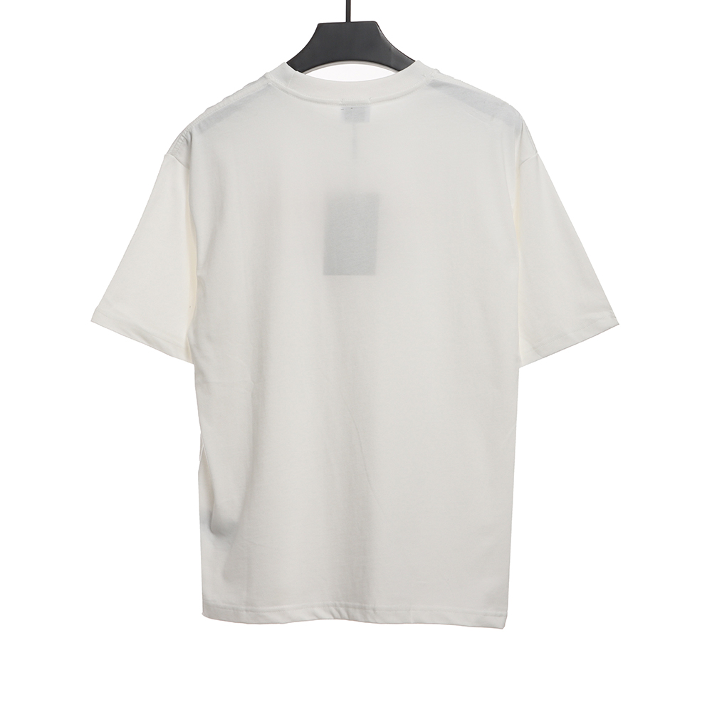 B**rry overlapping hot stamping letter short sleeves